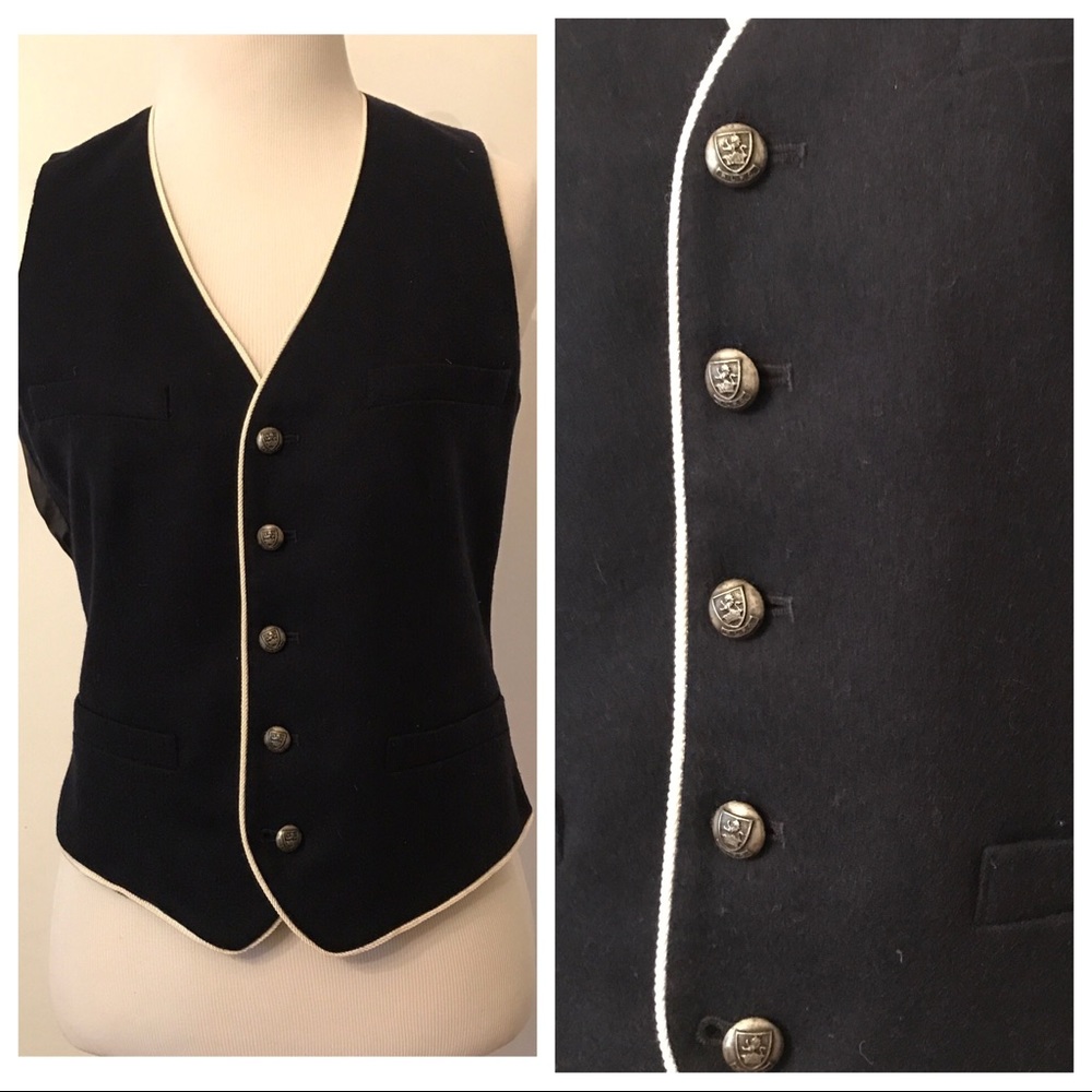 Rugby by Ralph Lauren Wool Navy vest - Size 6